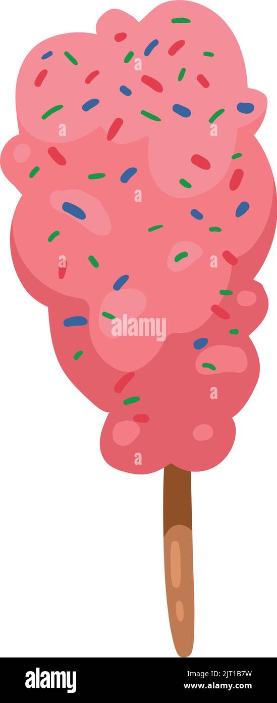 cotton candy carnival fair Stock Vector Image & Art - Alamy