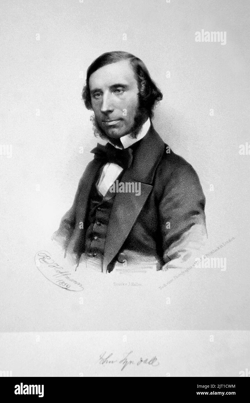 John Tyndall Litho Stock Photo Alamy