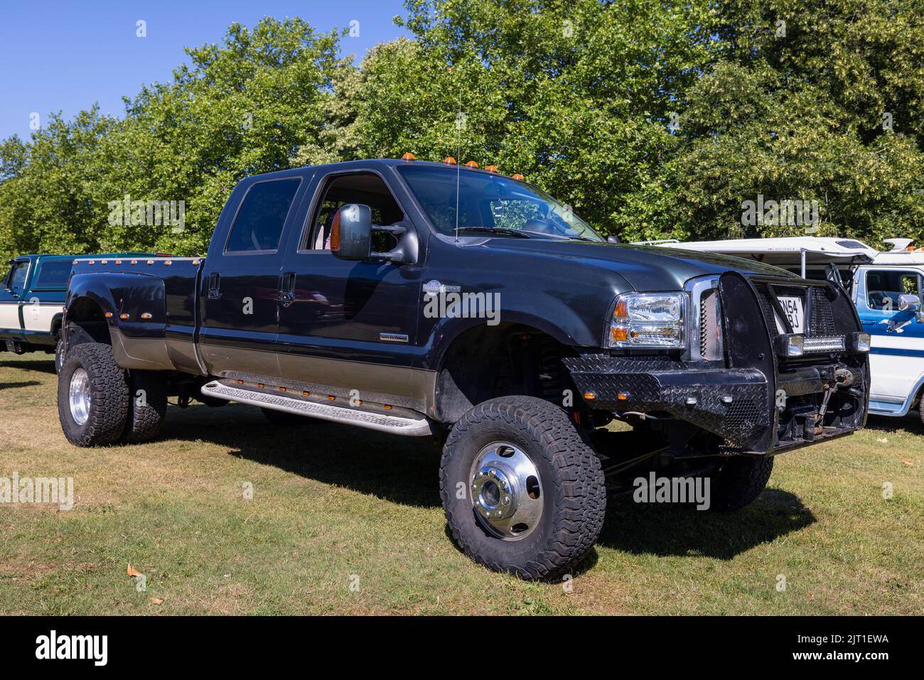 Ford F350 King Ranch crew cab, on display at the American Auto Club