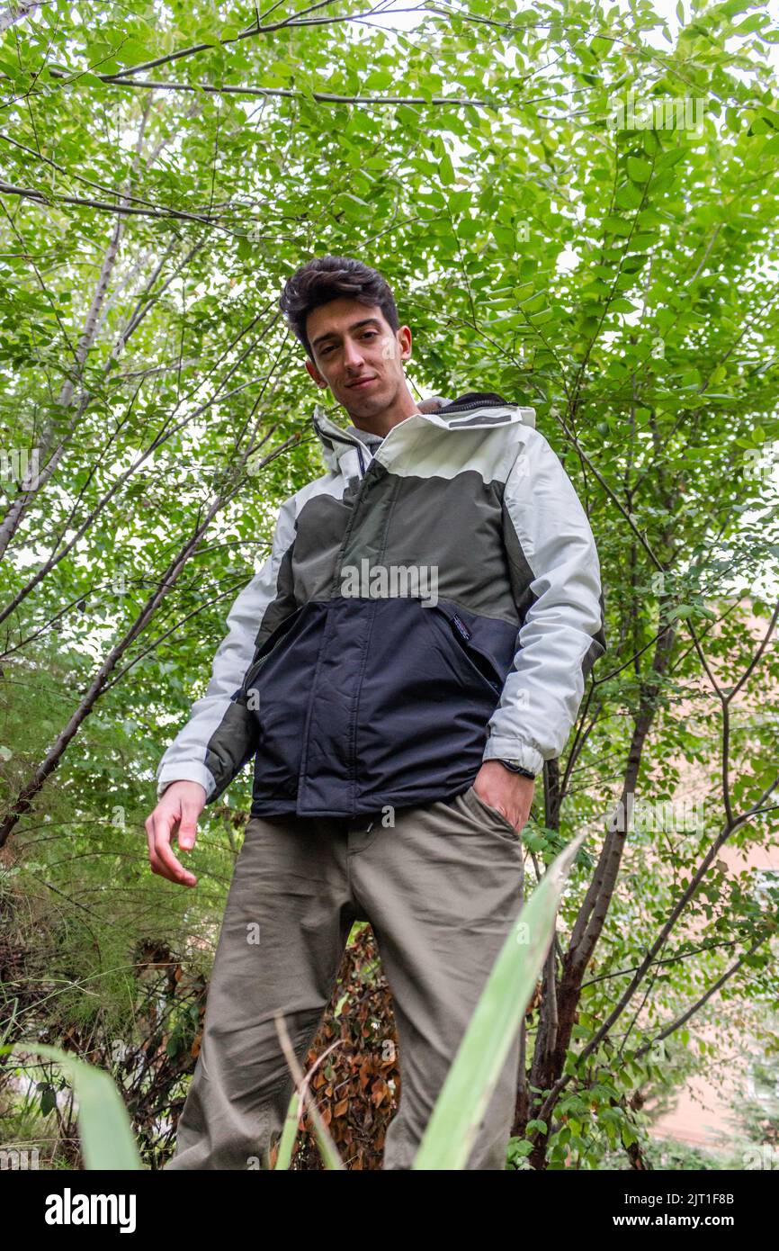 Caucasian male free spirit hi-res stock photography and images - Alamy