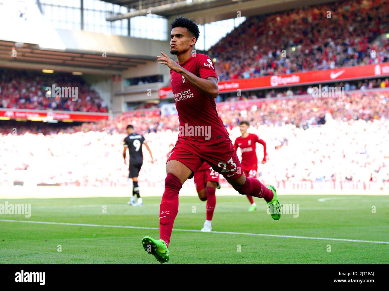 Liverpool s Luis Diaz Celebrates Scoring Their Side s Ninth Goal Of The liverpool-s-luis-diaz-celebrates-scoring-their-side-s-ninth-goal-of-the