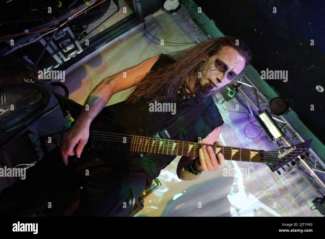 Stoke Prior, United Kingdom, 27 Aug, 2022, Agrona performs at Beermageddon Heavy Metal Festival. Credit: Will Tudor/Alamy Live News Stock Photo