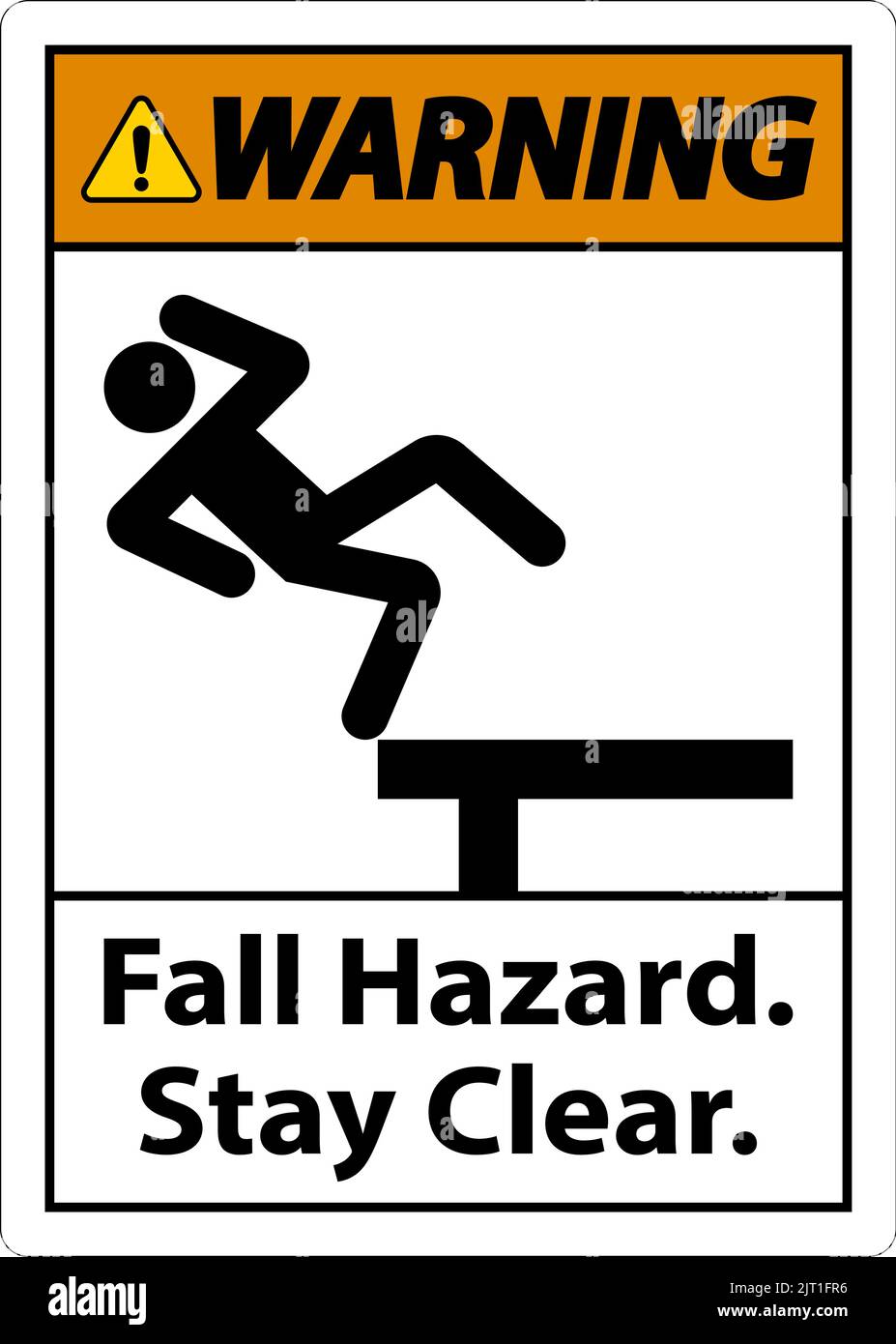 Fall hazard on stairs Stock Vector Images - Alamy
