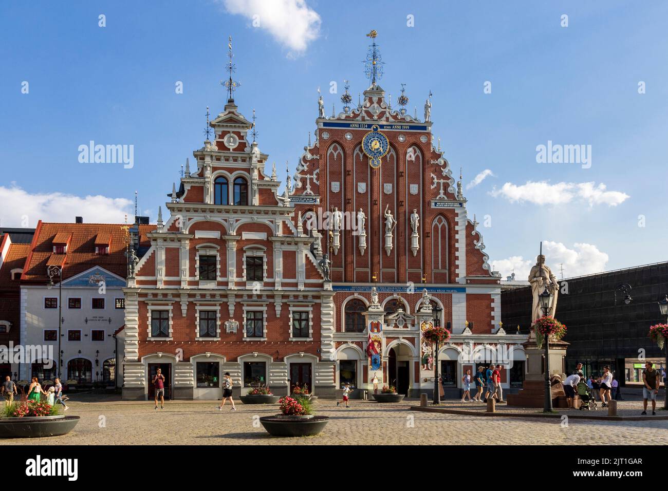 House of the Blackheads, Schwarzhäupterhaus, Riga, Latvia, The Baltics, Europe Stock Photo
