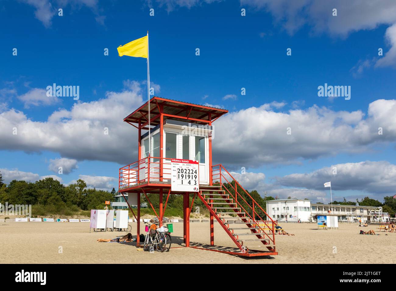Seaside resort of Pärnu, Estonia The Baltics, Europe Stock Photo