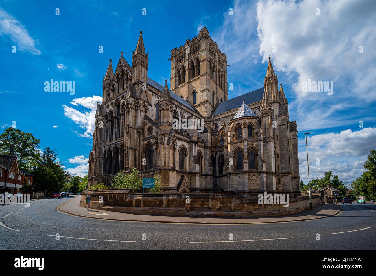 Norwich Catholic Cathedral - St John the Baptist Cathedral, Norwich. Constructed 1882 to 1910, Architect George Gilbert Scott Jr. Cathedral from 1976. Stock Photo