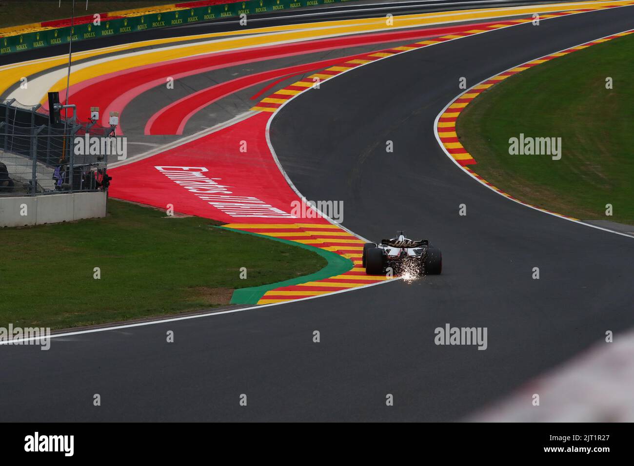 Stavelot Malmedy Spa, Belgium. 27th Jan, 2022. #47 Mick Schumacher, Haas F1 Team during the Belgian GP, 25-28 August 2022 at Spa-Francorchamps track, Formula 1 World championship 2022. Credit: Independent Photo Agency/Alamy Live News Stock Photo