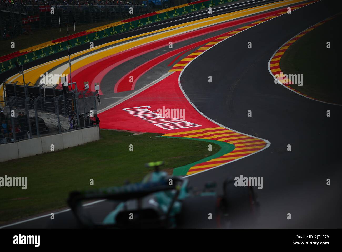 Stavelot Malmedy Spa, Belgium. 27th Jan, 2022. Eau Rouge corner at the Belgian GP, 25-28 August 2022 at Spa-Francorchamps track, Formula 1 World championship 2022. Credit: Independent Photo Agency/Alamy Live News Stock Photo