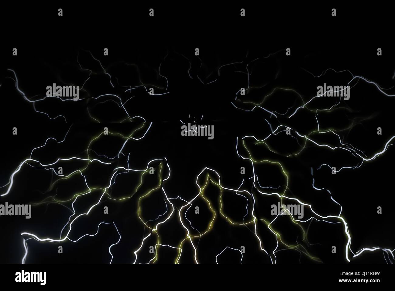 Glowing intertwining neon waves hi-res stock photography and images - Alamy