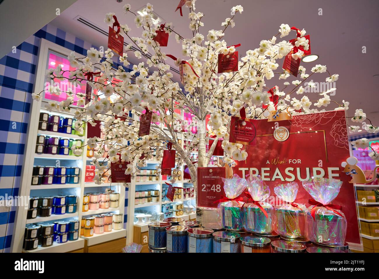 SINGAPORE - CIRCA JANUARY, 2020: goods on display at Bath and Body ...