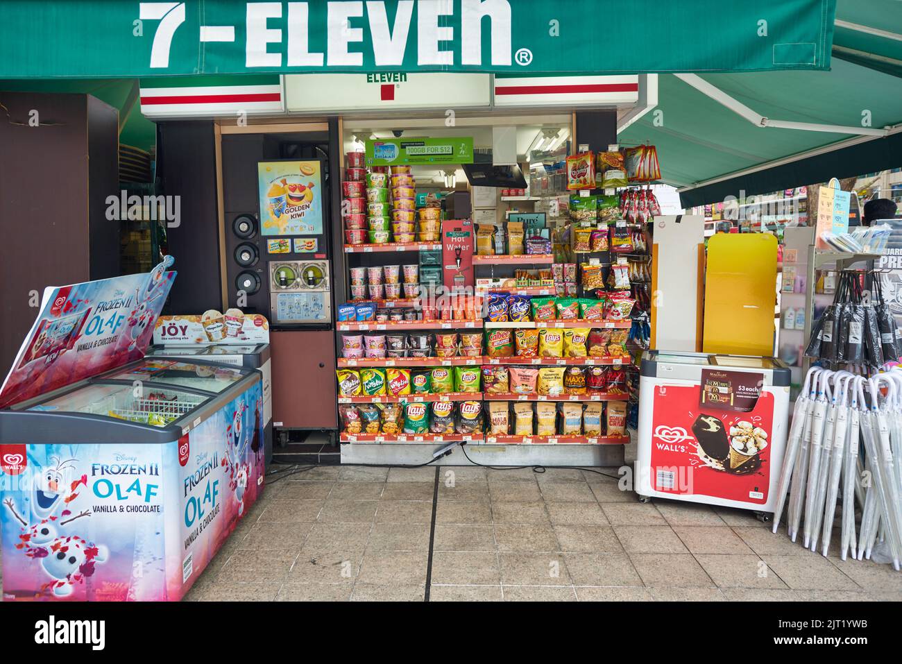 SINGAPORE CIRCA JANUARY 2020 Goods On Display At 7 eleven 