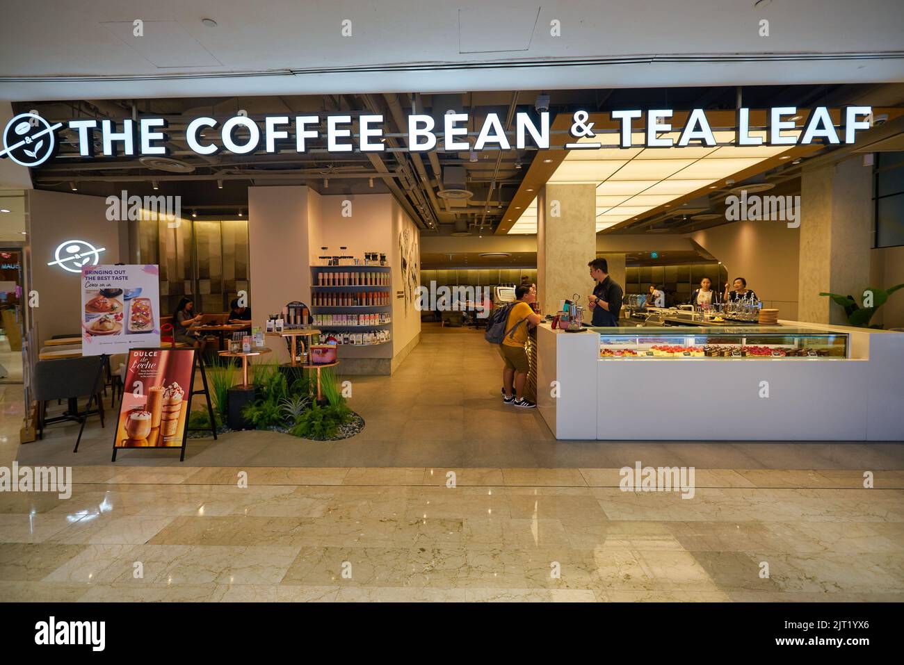SINGAPORE - CIRCA JANUARY, 2020: The Coffee Bean & Tea Leaf in Wisma