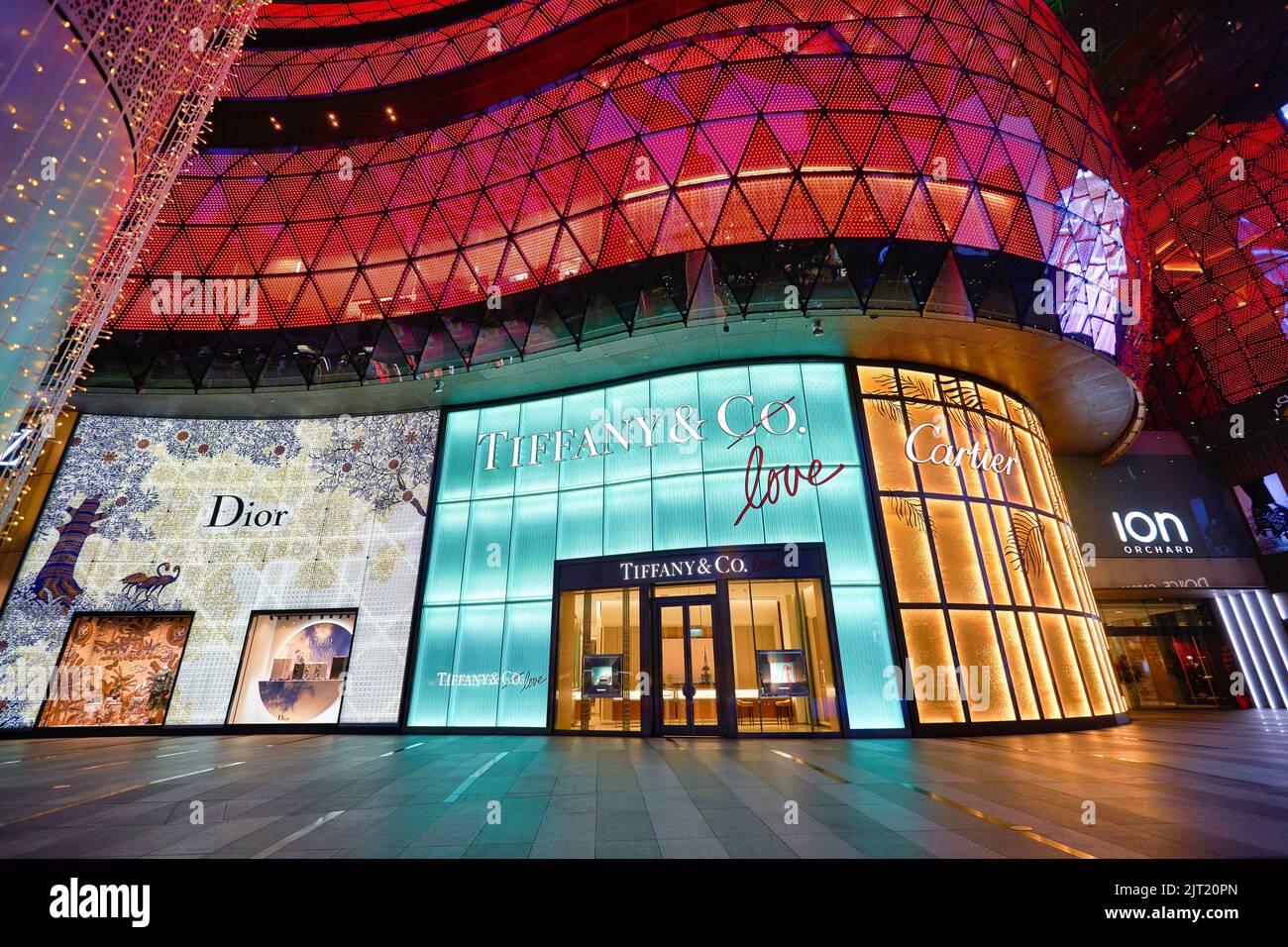 SINGAPORE CIRCA JANUARY, 2020 ION Orchard shopping mall in Singapore