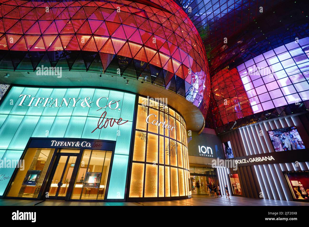 SINGAPORE CIRCA JANUARY, 2020 ION Orchard shopping mall in Singapore