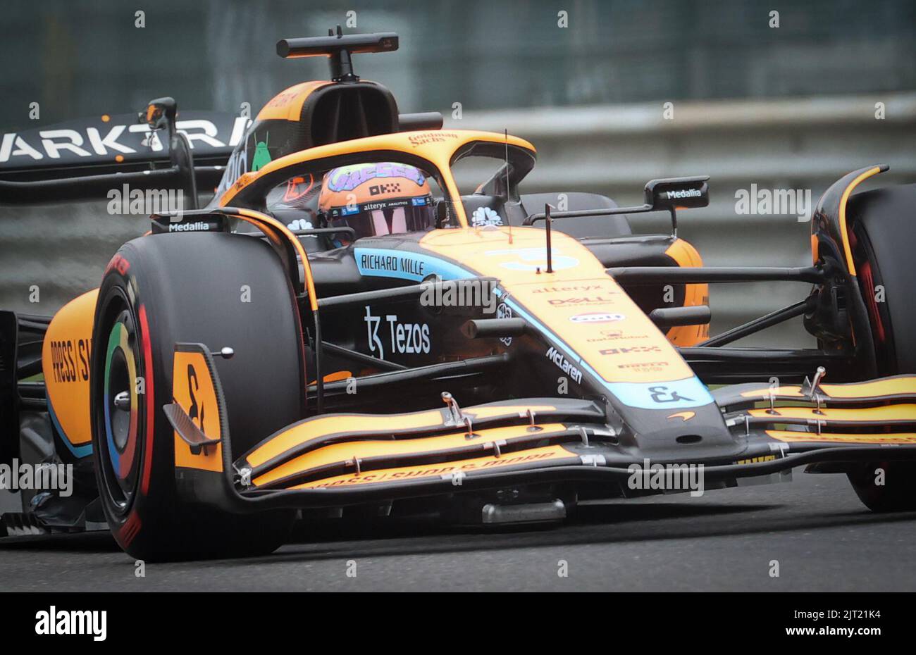 F1 Racer Rider McLaren Australian rider Daniel Ricciardo pictured in action during the ...