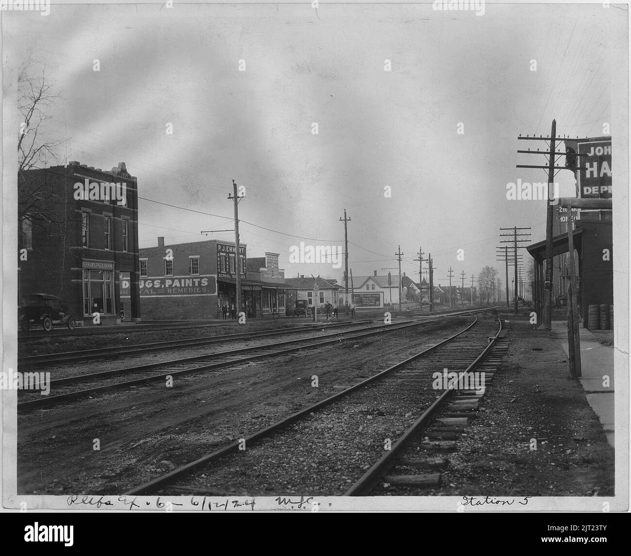 Town of Haubstadt, Indiana Stock Photo Alamy