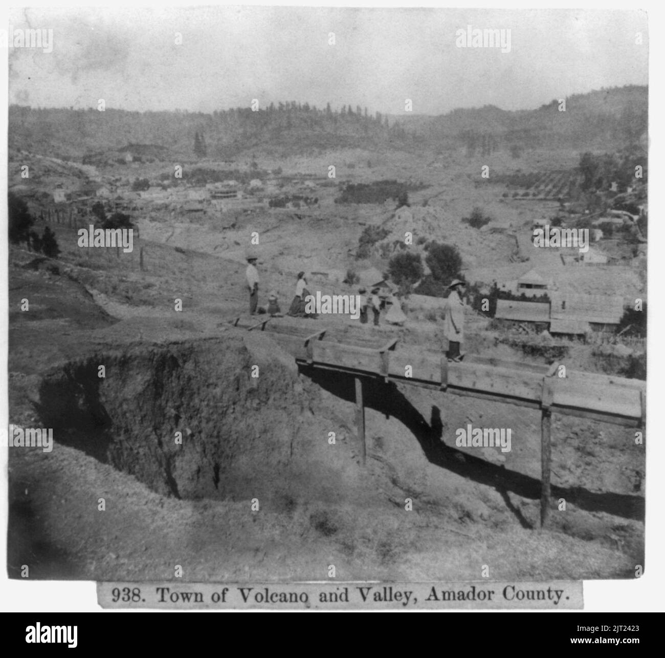 Town of Volcano and Valley, Amador County Stock Photo - Alamy