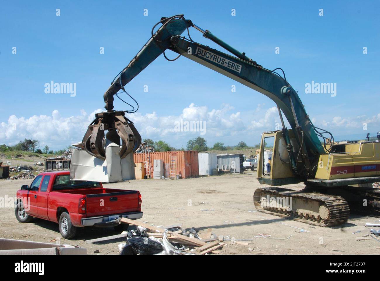 Tracked Bucyrus Erie excavators Stock Photo Alamy