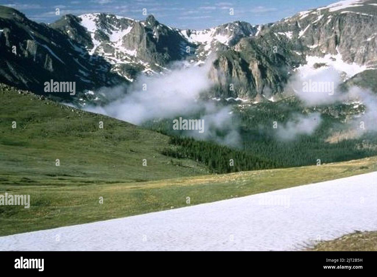 Trail Ridge RoadBeaver Meadow Road The Continental Divide Stock
