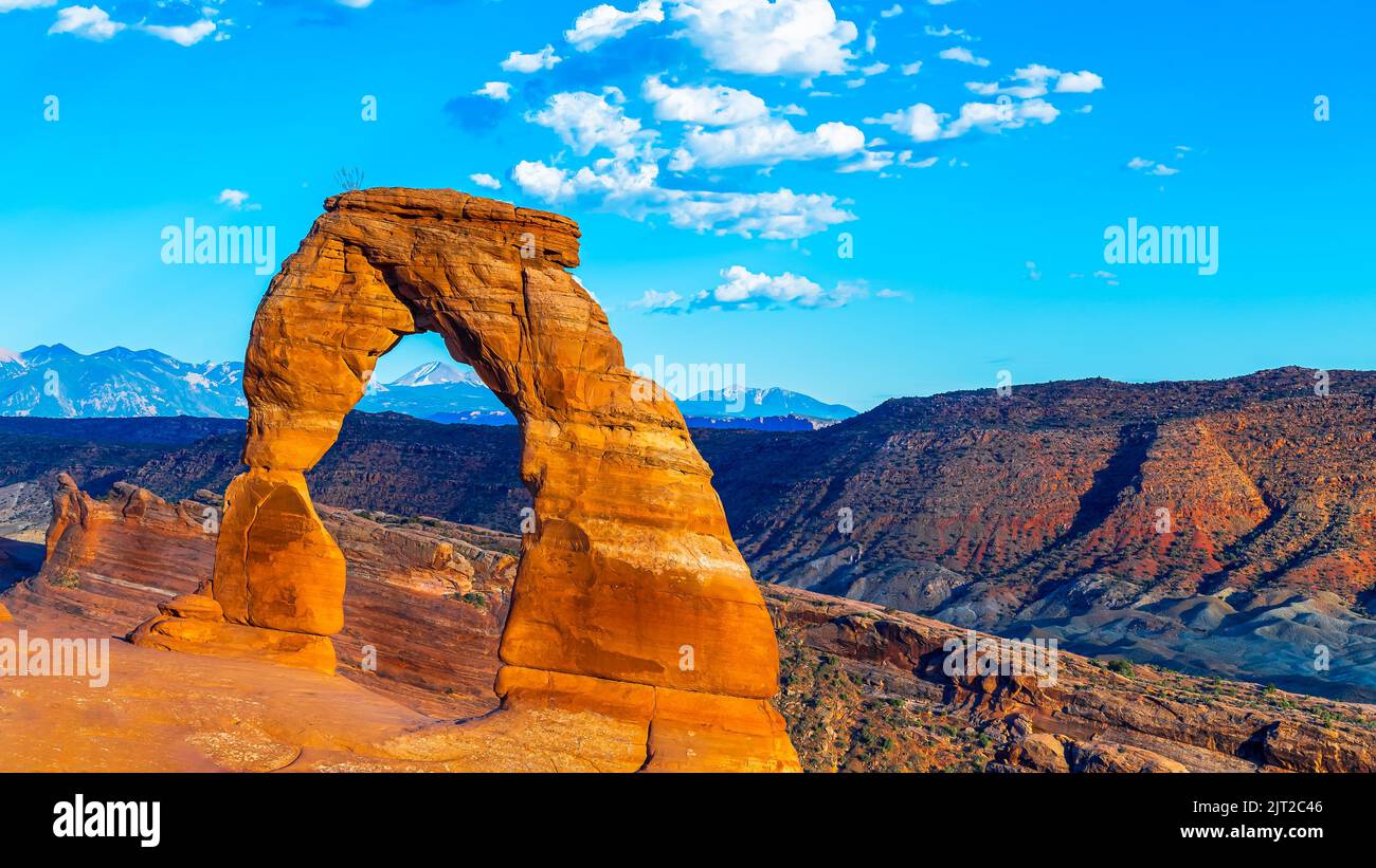 Beautiful shot delicate arch hi-res stock photography and images - Alamy