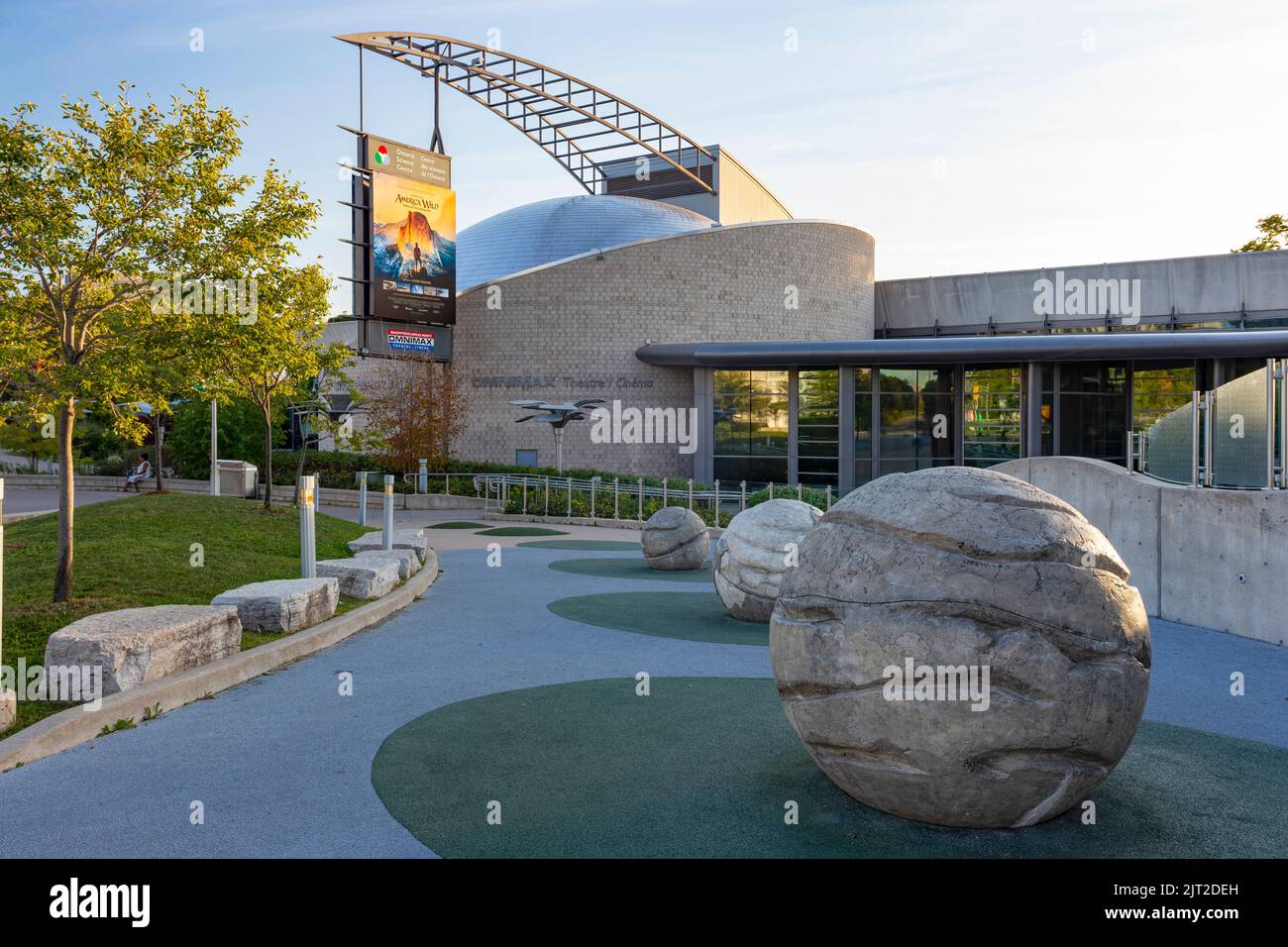 The Ontario Science Centre is a traditional day-trip destination for Toronto school children. Stock Photo