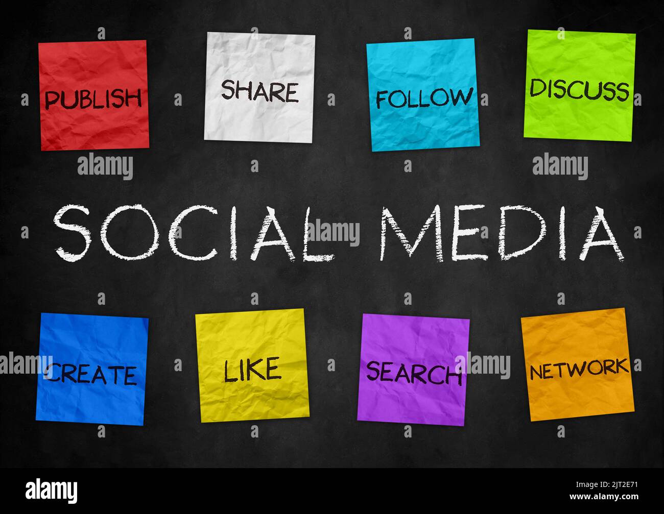 Social Media concept Stock Photo