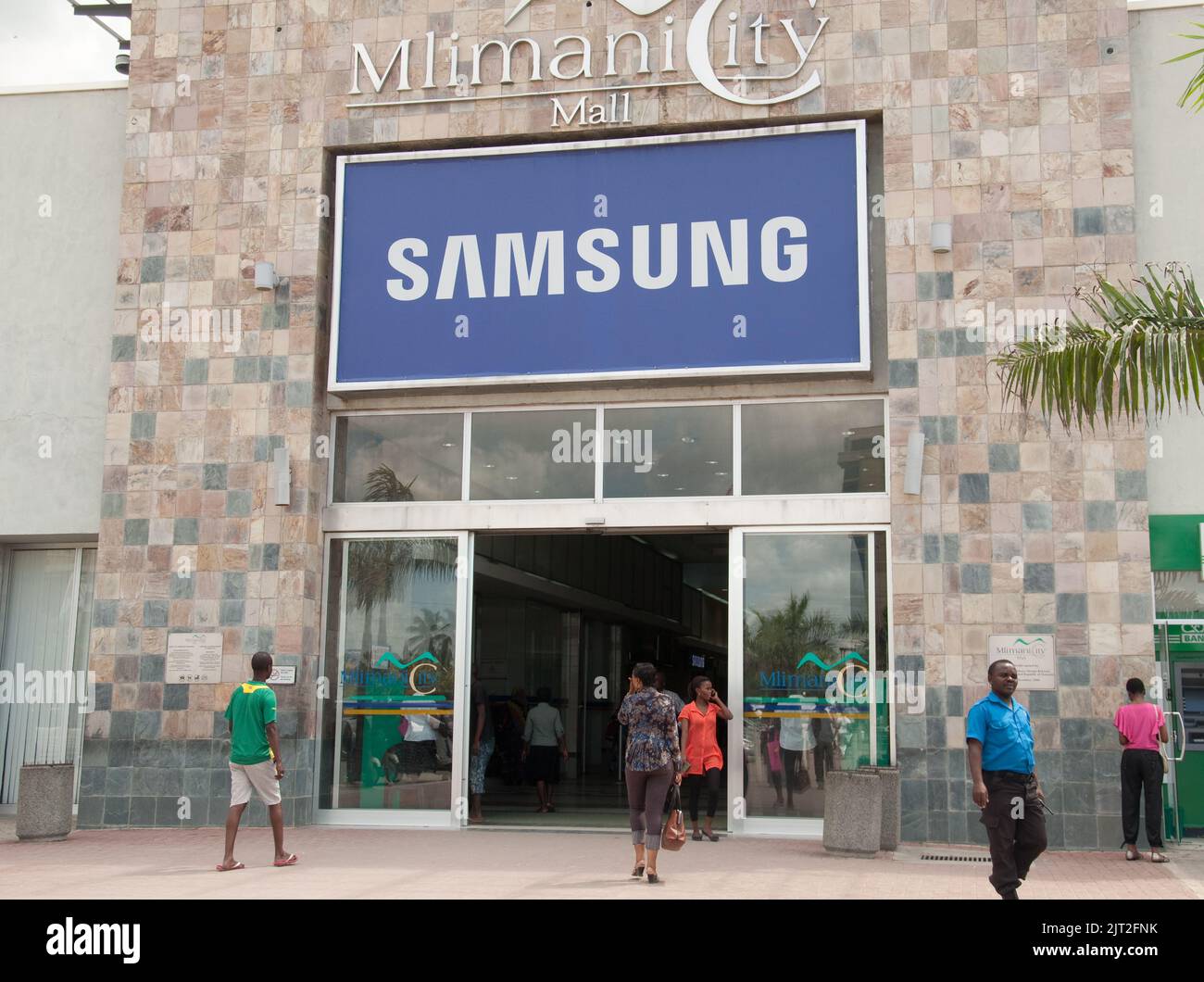 Entrance, Mlimani Shopping Mall, DaresSalaam, Tanzania, Africa. This