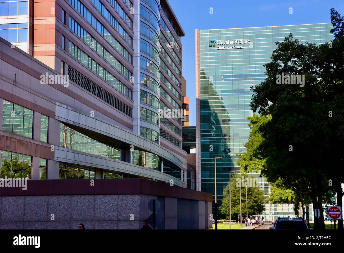Glickman Tower and Intercontinental Hotel seen from the Crile building