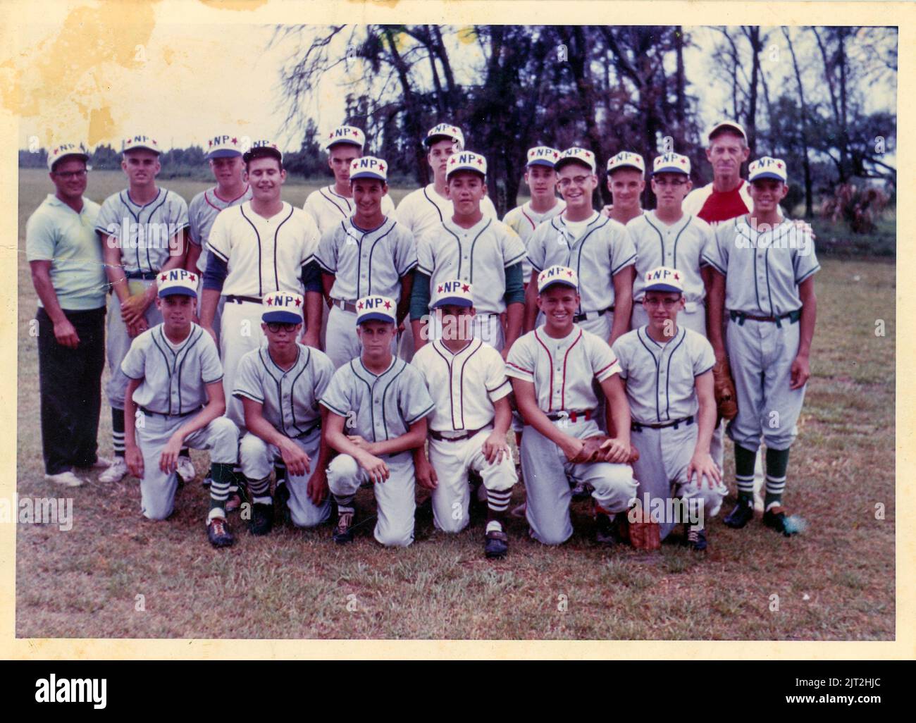 North Palamino Pony League All-Star Team Photo, 1963, Tampa, FL, USA Stock Photo