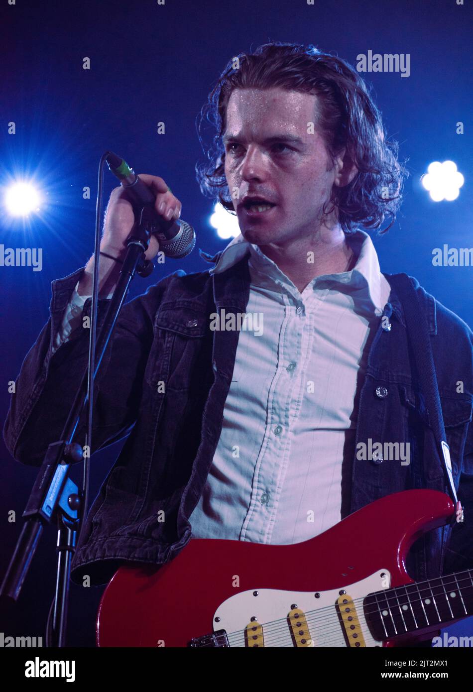 The Blinders plays at Leeds Festival on Friday 26th August 2022, playing the Festival Republic Stage which is presented by IHG hotels and resorts Credit: Tracy Daniel/Alamy Live News Stock Photo
