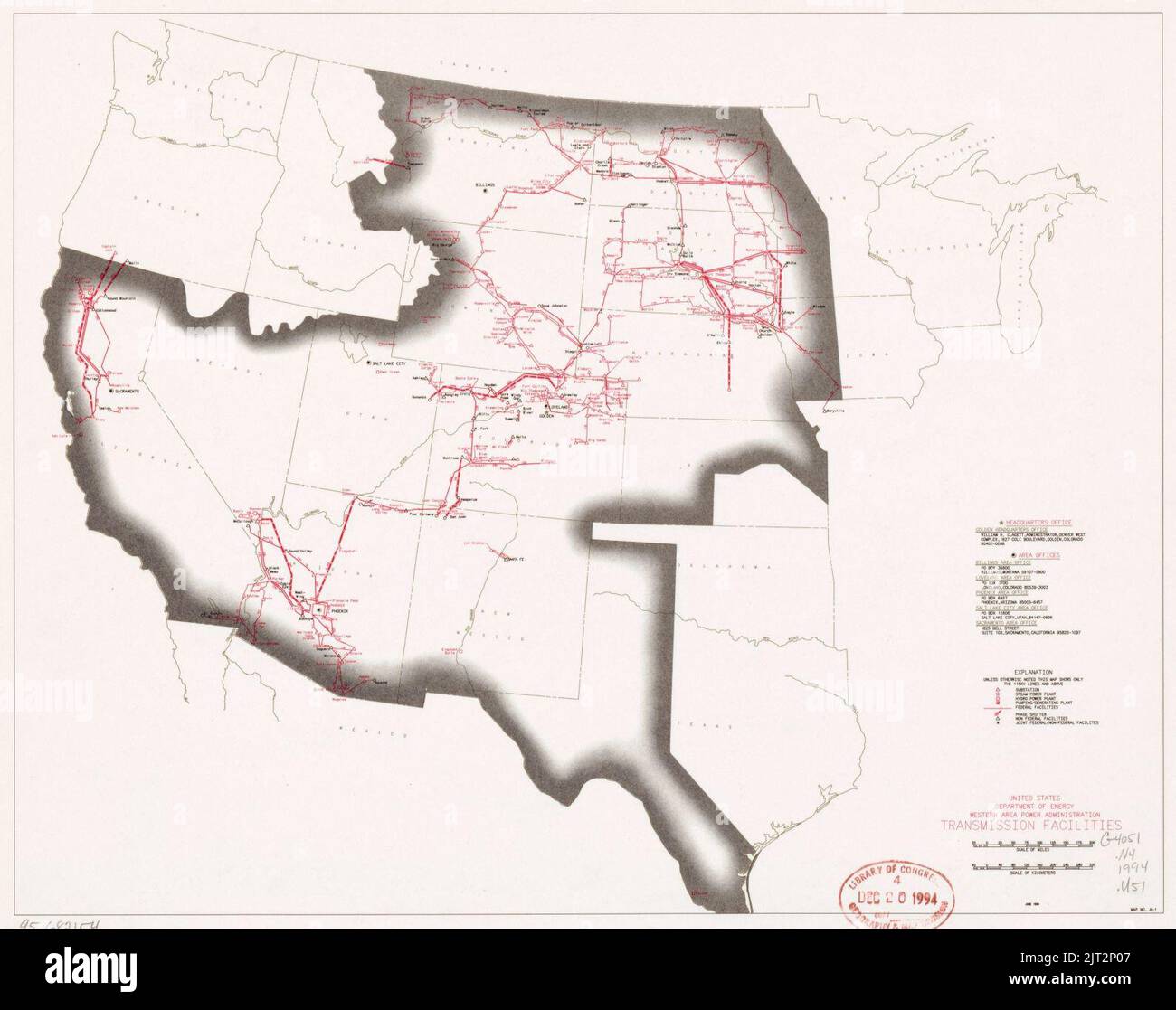 Transmission facilities (western United States Stock Photo Alamy