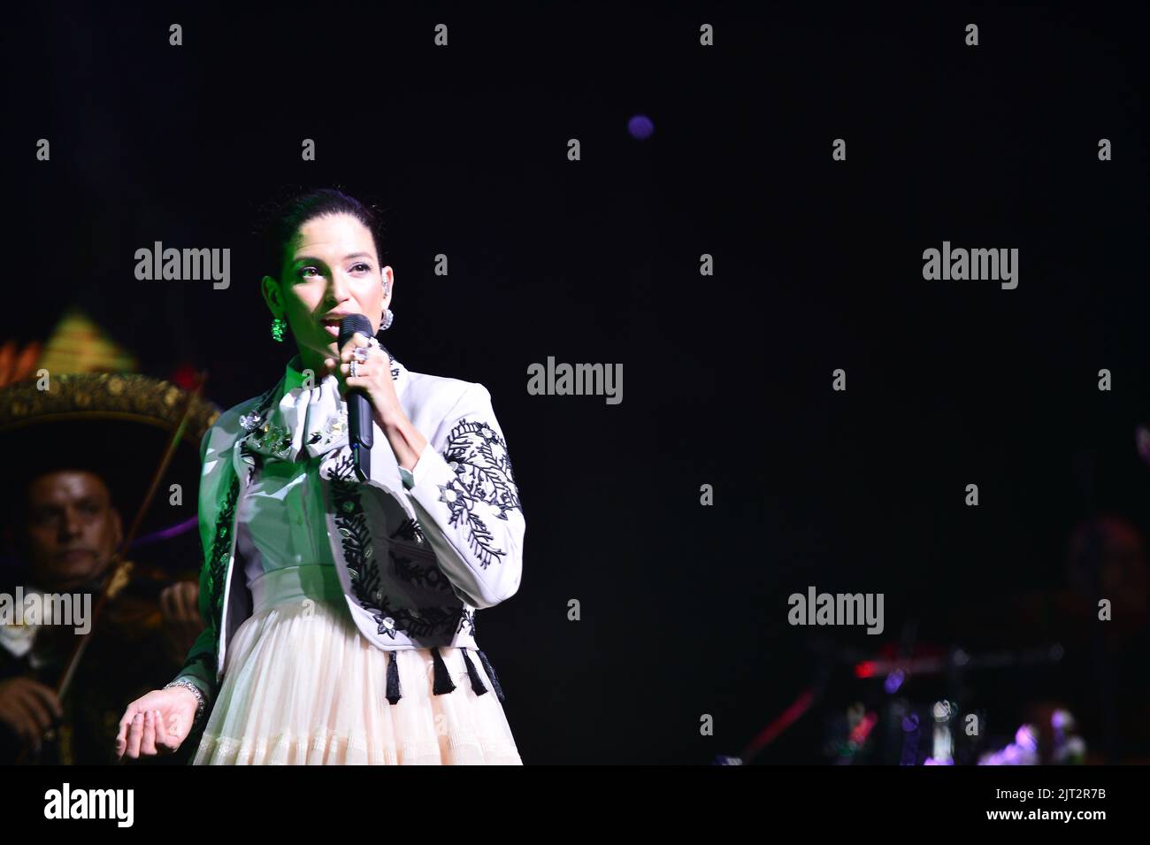 MIAMI, FLORIDA AUGUST 26 Natalia Jiménez performs during her