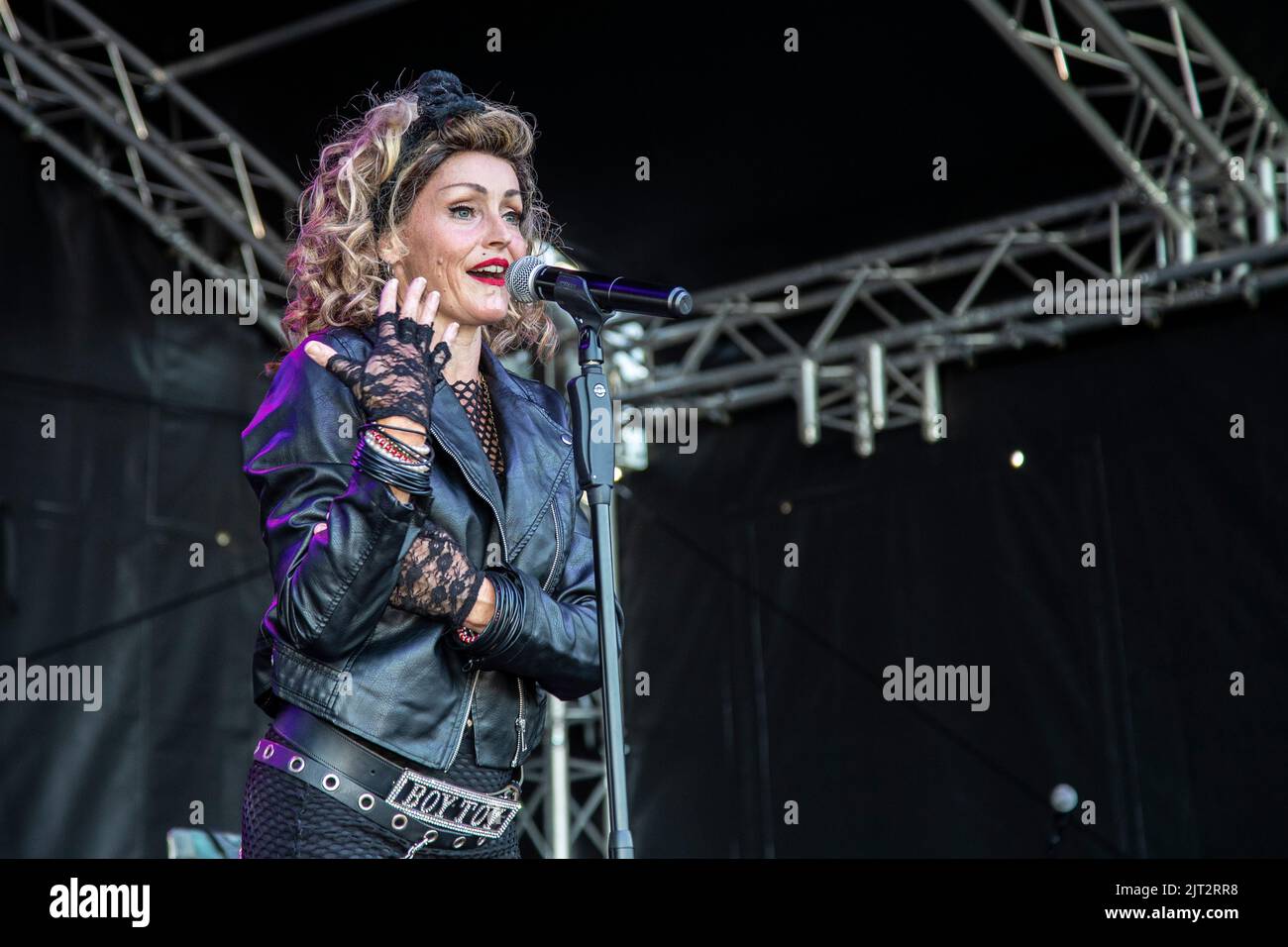 Abington Park, UK. 27th August 2022. Northampton is playing host to several tribute acts for some of the world’s best know artists over the Bank holiday weekend, the event is organised by Showtime Events Group. Credit: Keith J Smith./Alamy Live News. Stock Photo