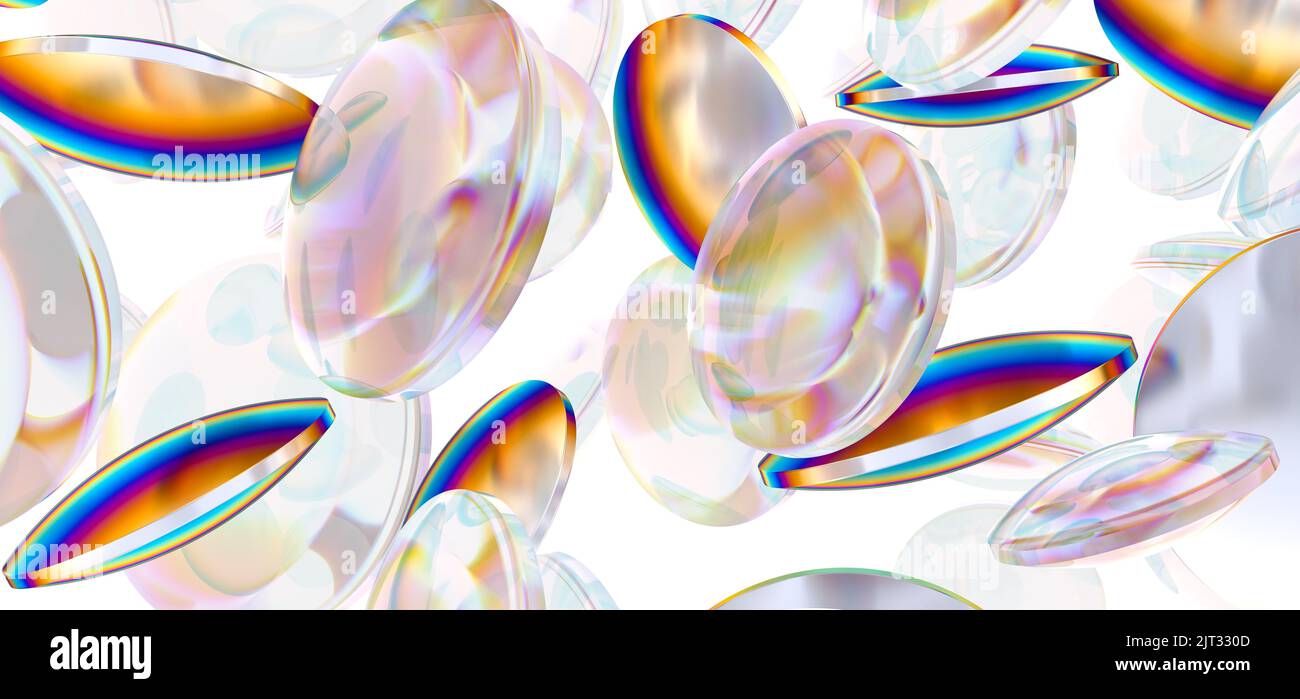 A 3d abstract background of lens with beautiful design Stock Photo - Alamy