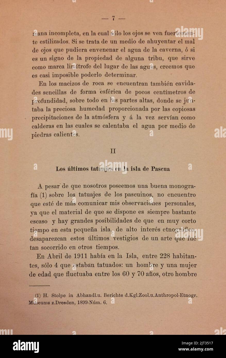 Tres notas sobre la isla de Pascua, p. 07 Stock Photo Alamy