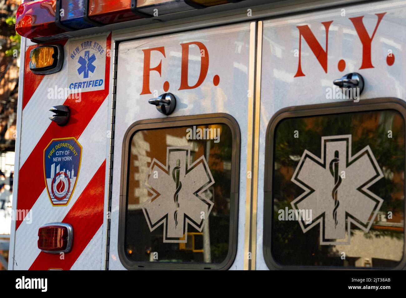 New York, New York, USA. 23rd Aug, 2022. August 23, 2022 An FDNY EMS