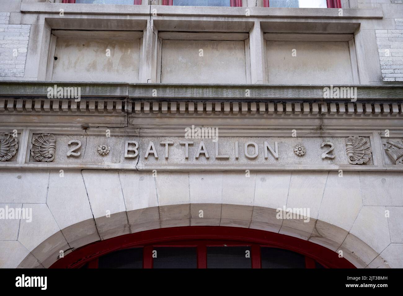 New York, New York, USA. 23rd Aug, 2022. August 23, 2022: The Downtown Community Television Center (DCTV), formerly a firehouse quarters of FDNY Engine 31 and Battalion 2 on Lafayette Street in Lower Manhattan (Credit Image: © Taidgh Barron/ZUMA Press Wire) Stock Photo