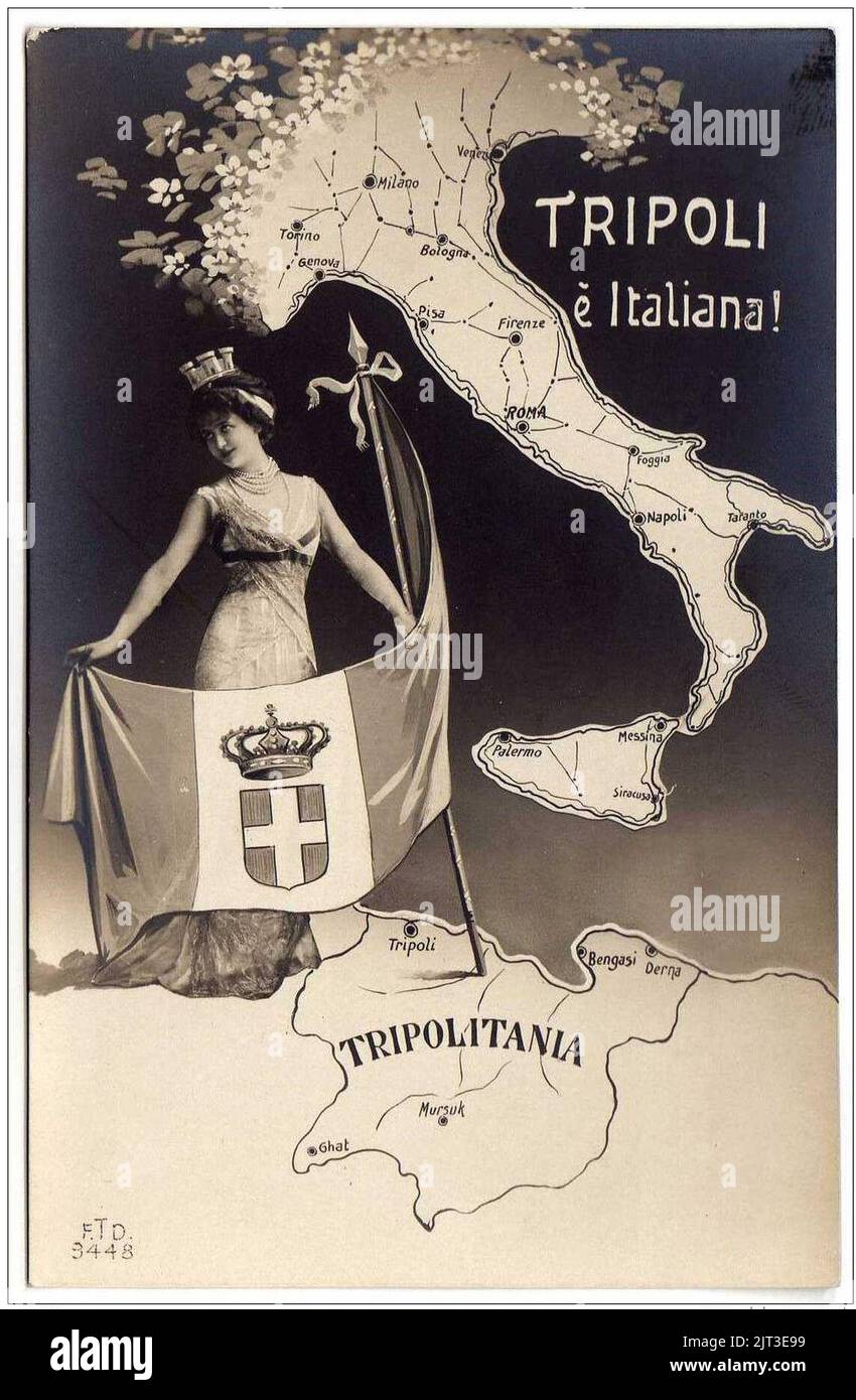 Tripoli è italiana! Stock Photo - Alamy