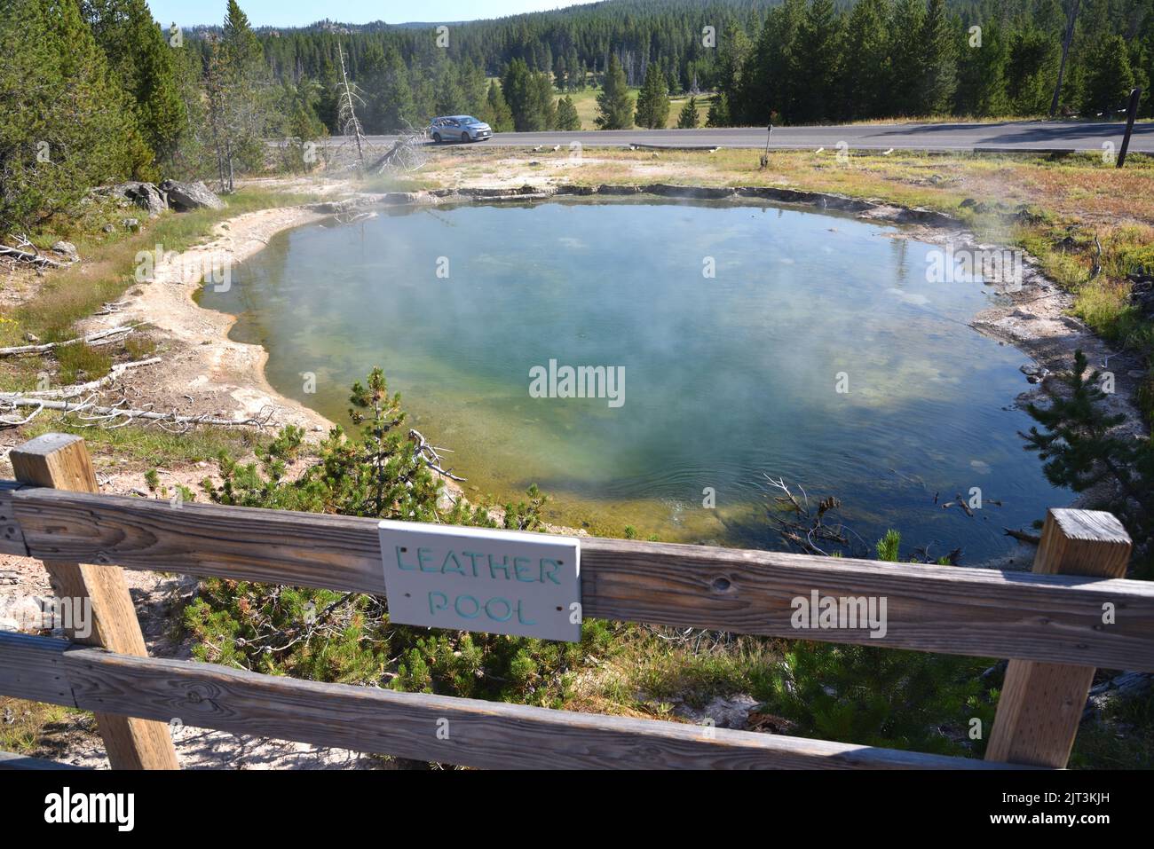 Hot springs in Yellowstone National Park Stock Photo Alamy