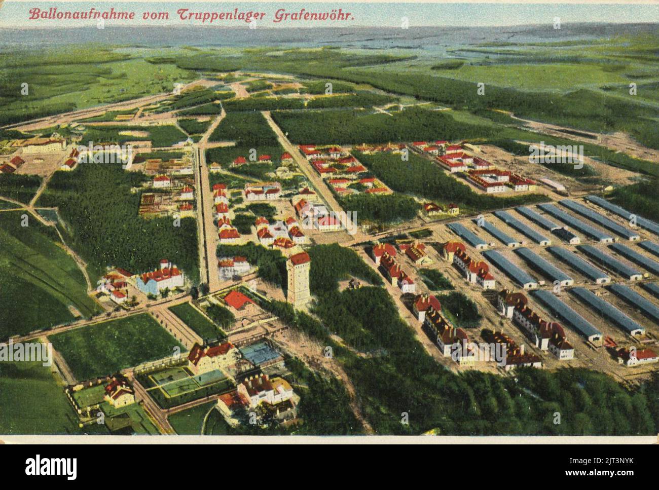 Truppenübungsplatz Grafenwöhr Postkarte 001 Stock Photo - Alamy