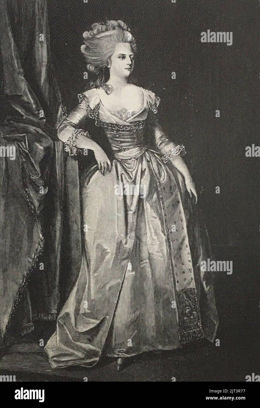 Tsaritsa Maria Feodorovna (Sophie Dorothea of Wurttemberg). Stock Photo