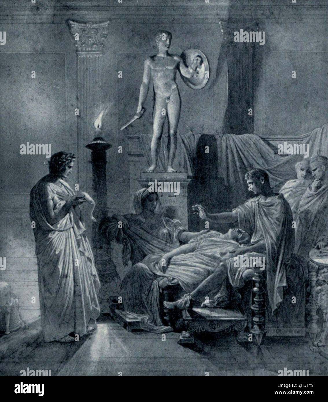 Tu Marcellus eris Louvre Stock Photo Alamy