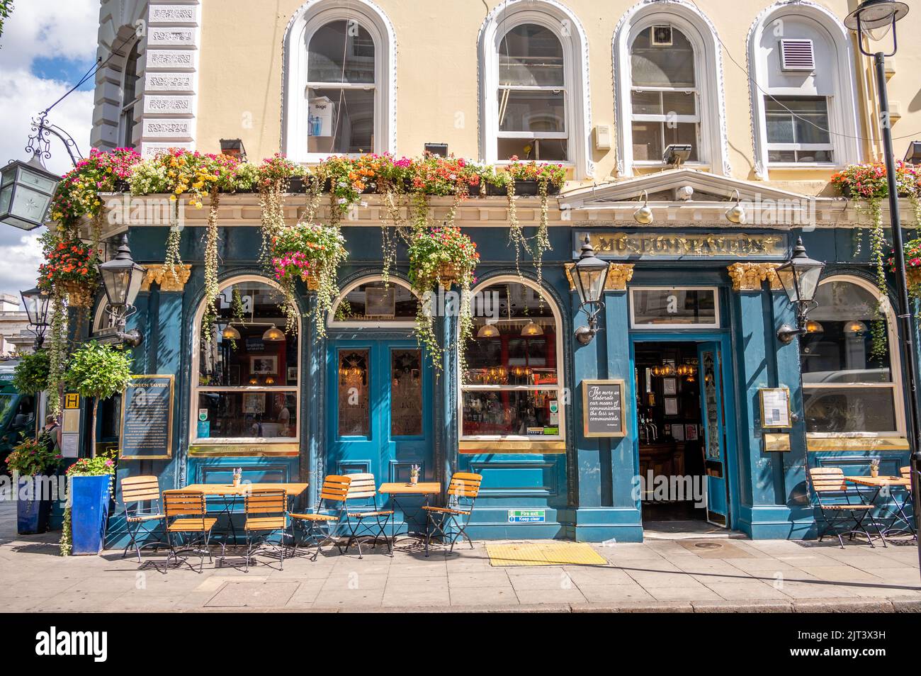 London, UK - August 25, 2022: Exterior of the Museum Tavern pub in ...