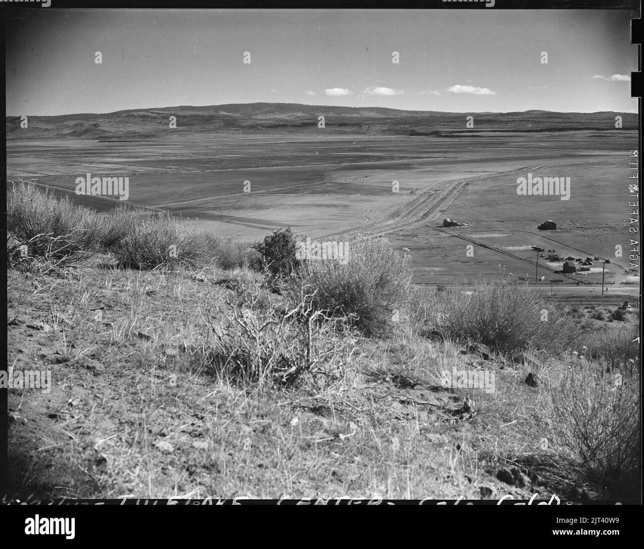 Tule Lake, California. A panoramic view showing a portion of the site ...