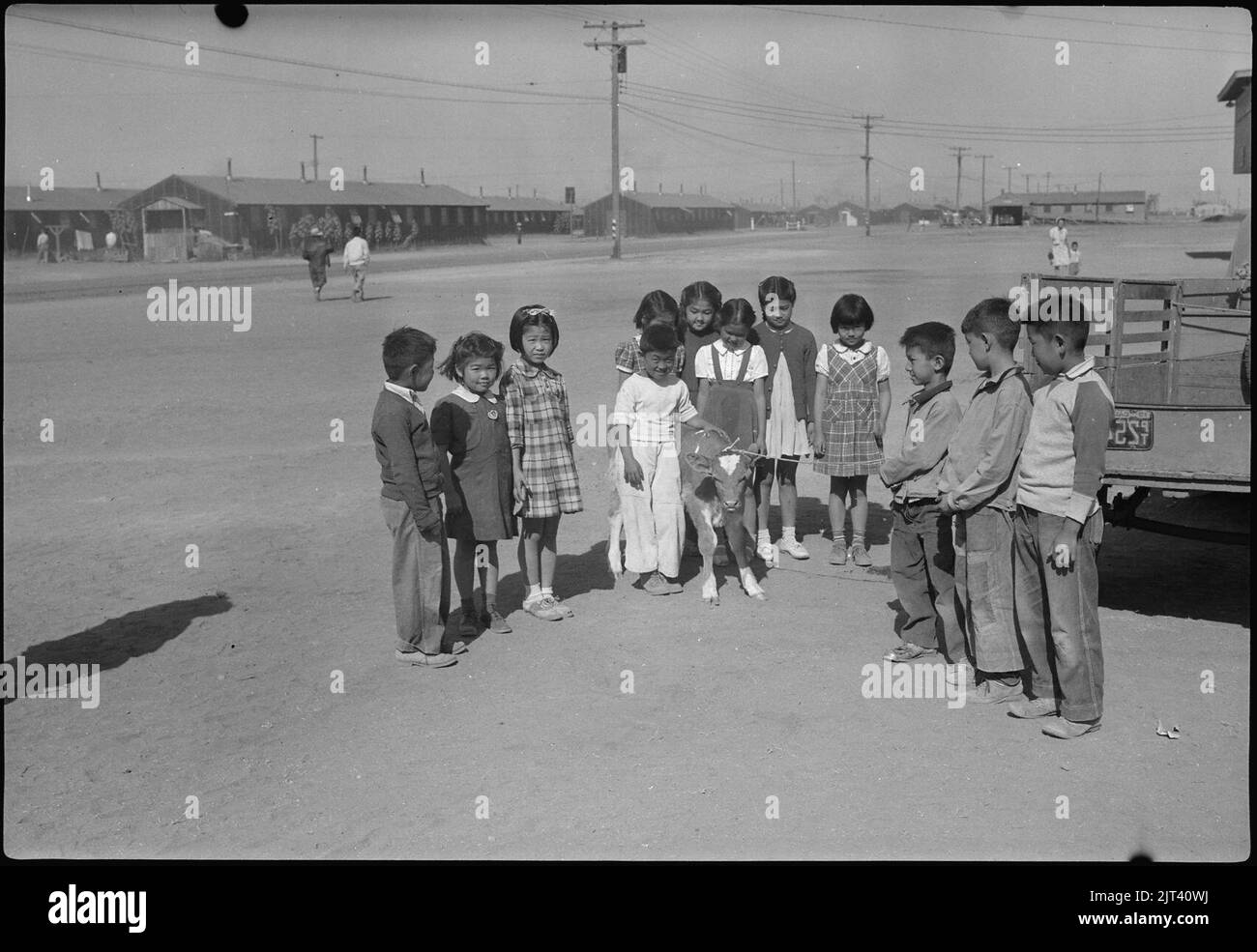 Tule Lake Segregation Center, Newell, California. These elementary