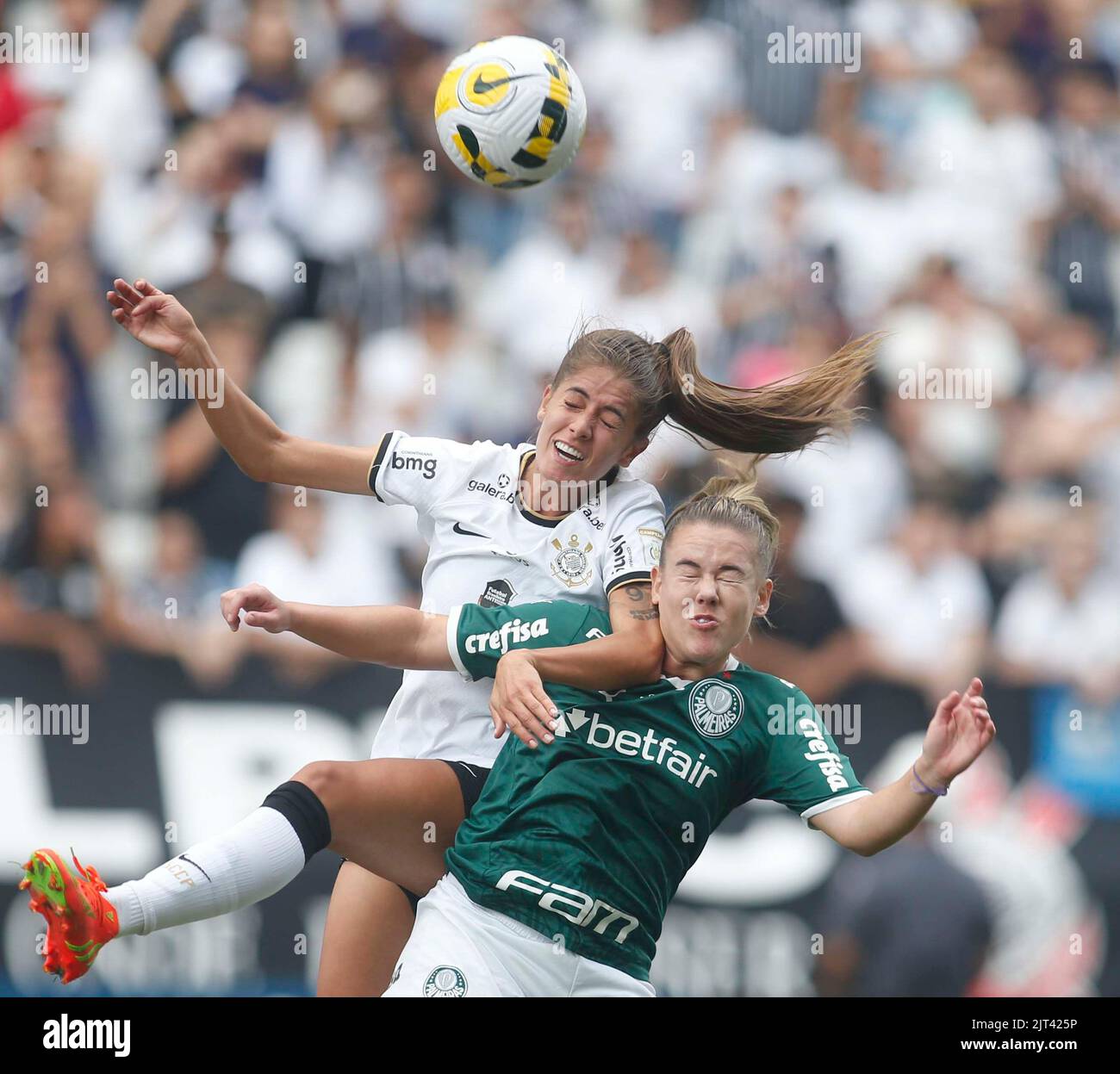 September 10, 2022, Sao Paulo, SP, Brazil: Jheniffer celebrates during a  game between Palmeiras and Corinthians at Allianz Parque in Sao Paulo,  Brazil, Brazilian Female, photo: fernando roberto/spp (Credit Image: ©  Fernando