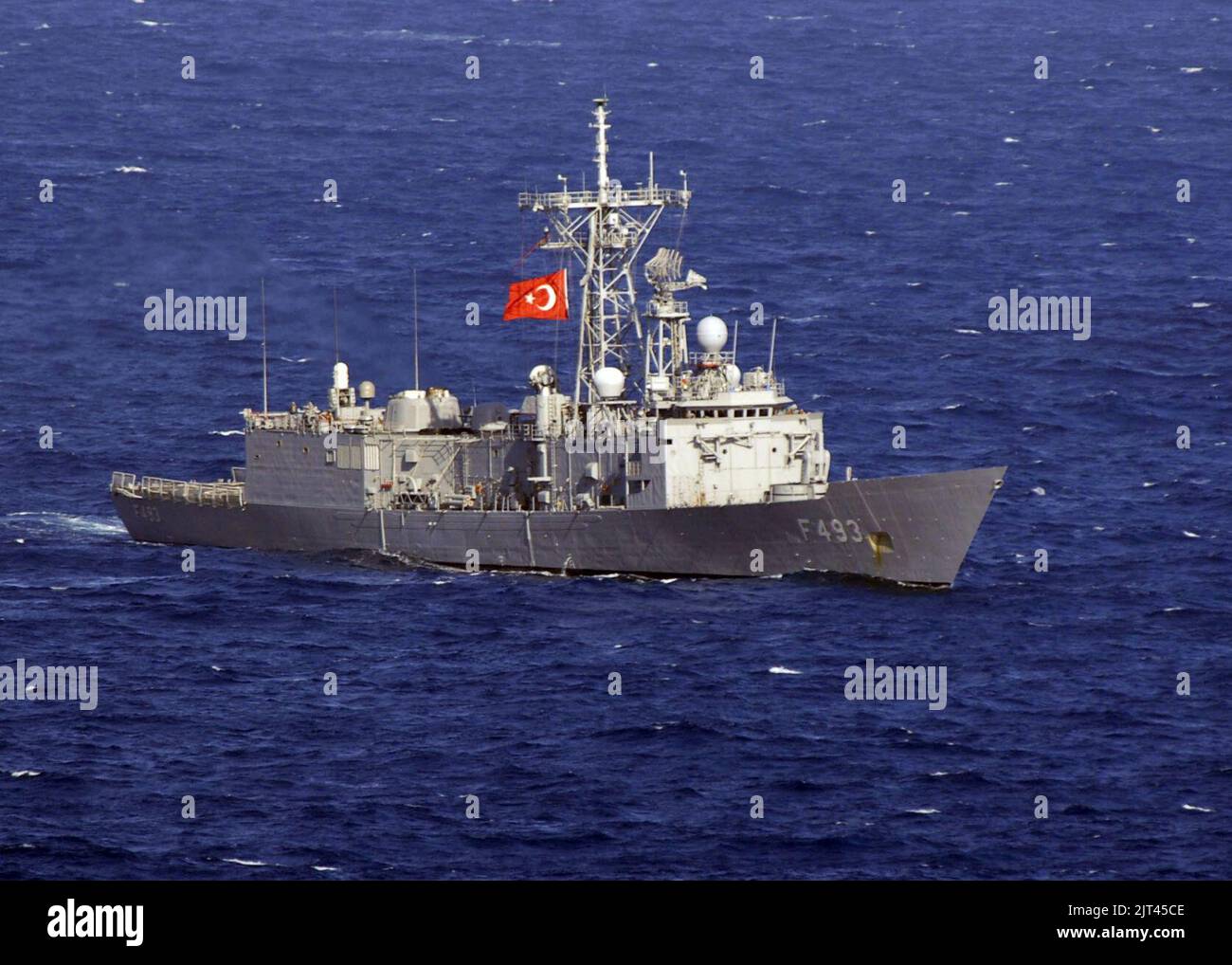 Turkish frigate TCG Gelibolu (F 493 Stock Photo - Alamy