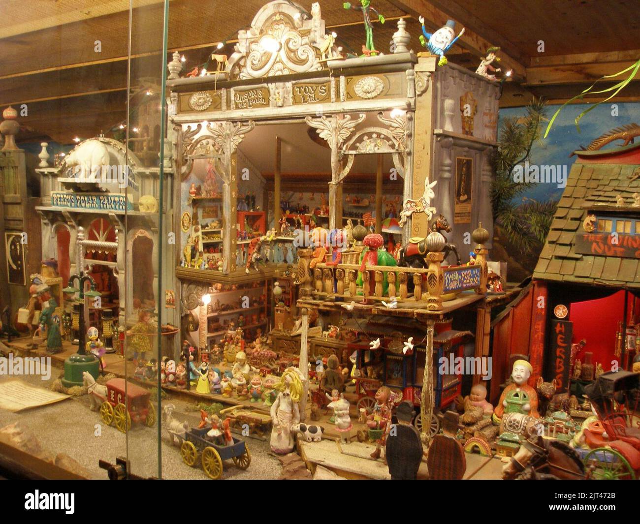 Turquoise Trail Miniature Toy Store at Tinkertown Stock Photo Alamy