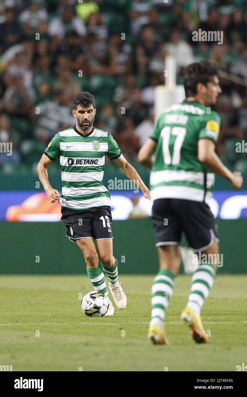 Luis Neto of Sporting CP during the Portuguese championship, Liga Bwin football match between Sporting CP and GD Chaves on August 27, 2022 at Jose Alvalade stadium in Lisbon, Portugal - Photo Joao Rico / DPPI Stock Photo