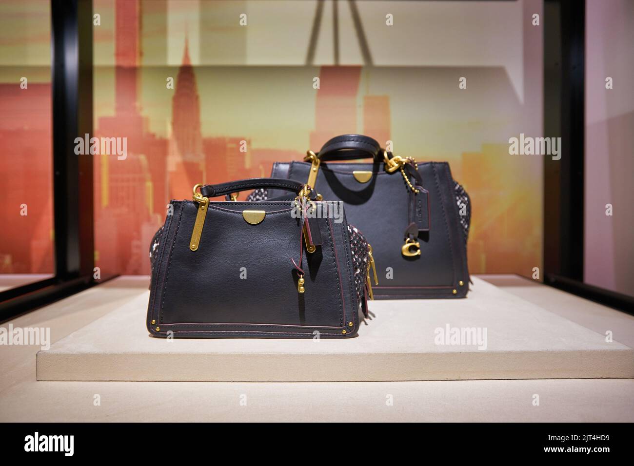 Coach shop bags hi-res stock photography and images - Alamy